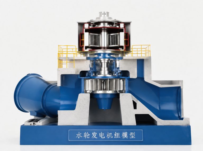 柳州水轮发电机组剖视模型